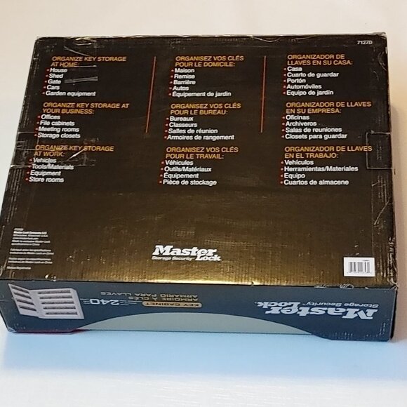 Master Lock 7127D Heavy Duty Key Cabinet, 20 x 16-1/2 x 5-Inch BNIB 240 … - Picture 4 of 4